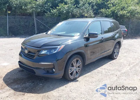 2022 Honda Pilot Awd Sport из США, поврежденный, VIN 5FNYF6H35NB087082